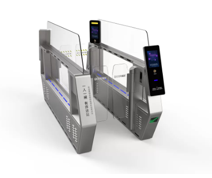 Stainless Steel Airport Turnstile with Face Recognition and Fingerprint