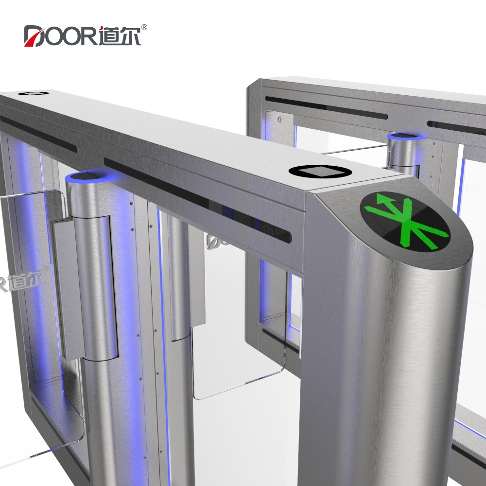 SUS304 Stainless Steel Swing Speed Gate Turnstile with Servo Motor