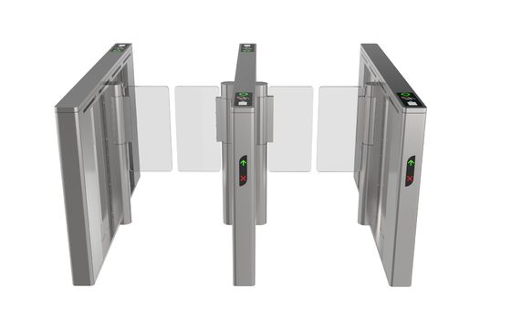 Thị trường siêu thị Turntiles Speed Gate Với nhận dạng khuôn mặt tùy chọn Servo Motor Person Control