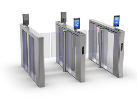 Thị trường siêu thị Turntiles Speed Gate Với nhận dạng khuôn mặt tùy chọn Servo Motor Person Control